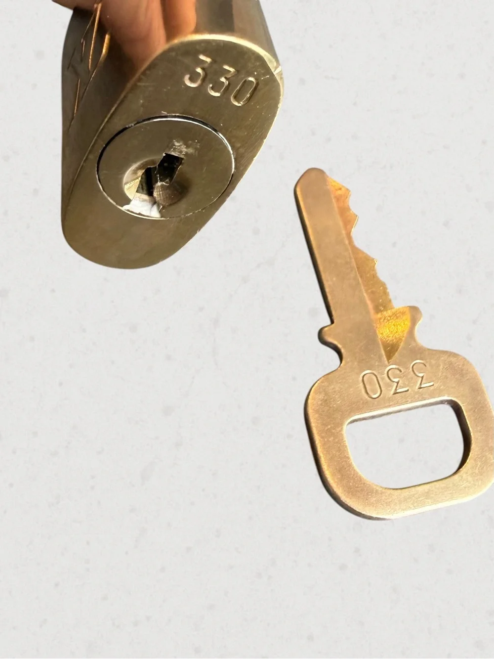 Louis Vuitton 330 Padlock with Matching Key